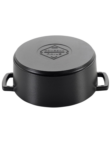 Combekk Original Dutch Oven 28 cm sort emaljeret støbejernsgryde af genbrugsmateriale