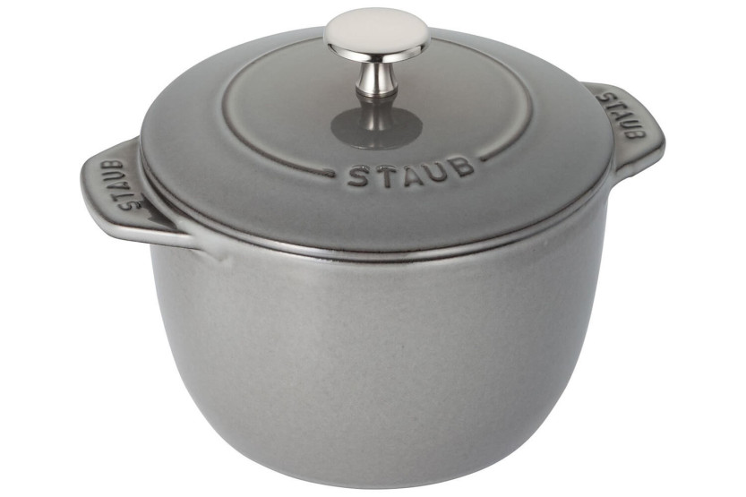 Staub Gohan Cocotte für Reis und Hülsenfrüchte aus graphitgrau emailliertem Gusseisen