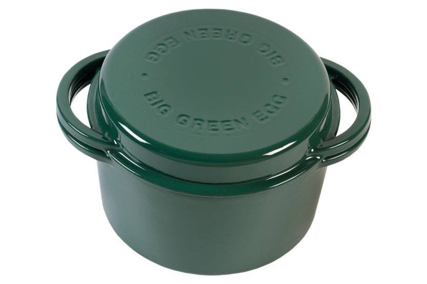 Pyöreä valurautainen kattila 4L Big Green Egg Large, XLarge, 2XLarge 23cm
