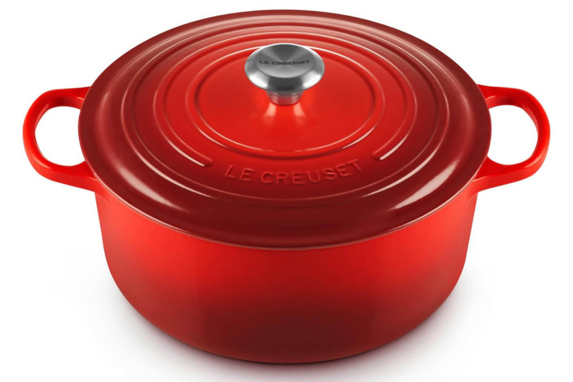 Le Creuset Signature cacerola de hierro fundido esmaltado 24cm Cerise