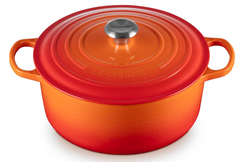 Casseruola rotonda in ghisa smaltata Le Creuset Signature 24 cm Volcanique