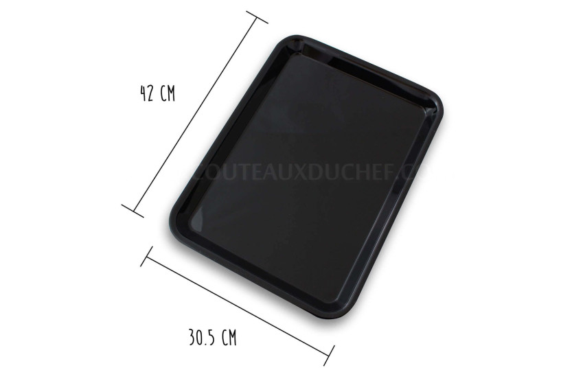 Bandeja de presentación profesional en Altuglas® negro - 42x30,5cm