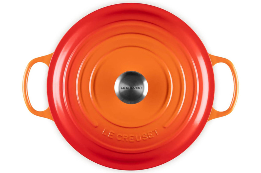 Casseruola rotonda in ghisa smaltata Le Creuset Signature 24 cm Volcanique