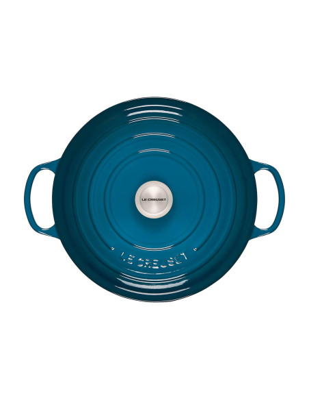 Casseruola in ghisa smaltata Le Creuset Signature 24 cm Deap Teal