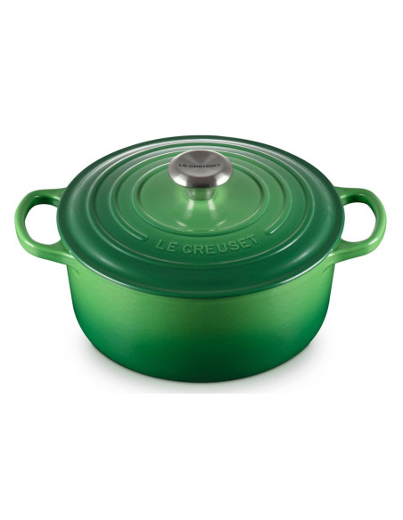 Le Creuset Signature cacerola redonda de hierro fundido esmaltado 24cm Bambú