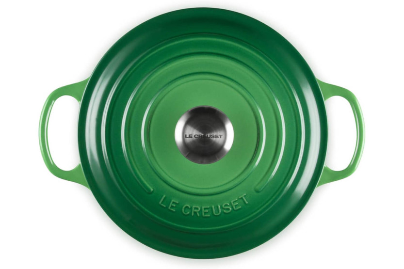 Le Creuset Signature cacerola redonda de hierro fundido esmaltado 24cm Bambú