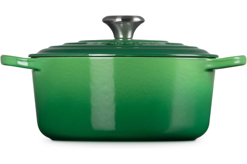 Le Creuset Signature cacerola redonda de hierro fundido esmaltado 24cm Bambú