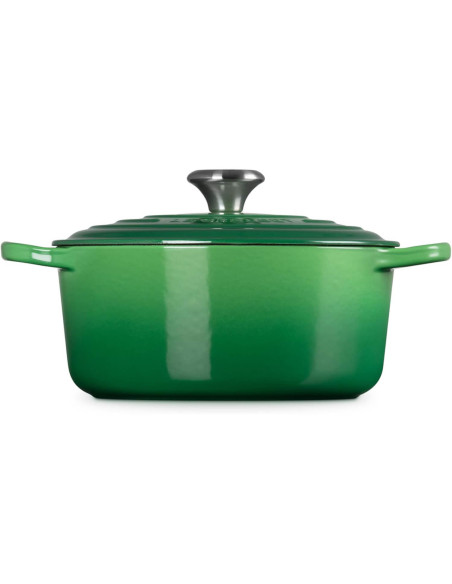 Le Creuset Signature cacerola redonda de hierro fundido esmaltado 24cm Bambú