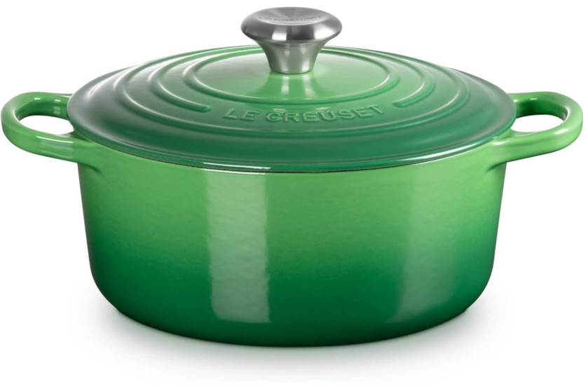 Le Creuset Signature cacerola redonda de hierro fundido esmaltado 24cm Bambú