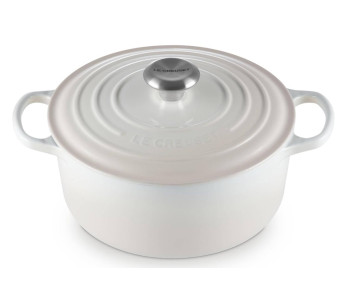 Le Creuset Signature emaljerad gjutjärnsgryta 24cm Meringue