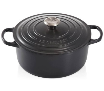 Casseruola rotonda in ghisa smaltata Le Creuset Signature 28 cm Nero opaco