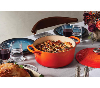 Le Creuset Signature cacerola redonda de hierro fundido esmaltado 28cm Volcanique 2