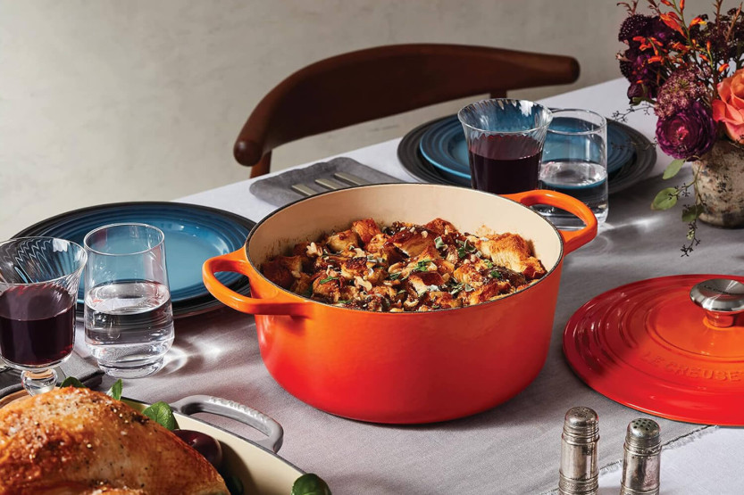 Le Creuset Signature cacerola redonda de hierro fundido esmaltado 28cm Volcanique