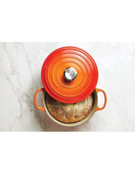 Le Creuset Signature pyöreä emaloitu valurautapata 28cm Volcanique