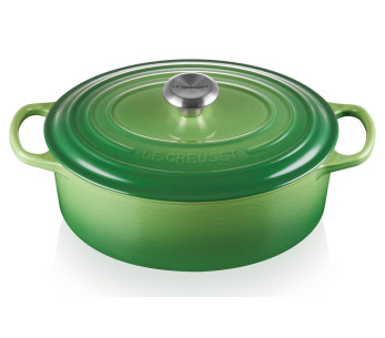 Le Creuset Signature oval emaljerad gjutjärnsgryta 29cm Bambu