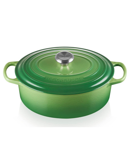 Le Creuset Signature emaljert støpejernsgryte oval 29cm Bamboo