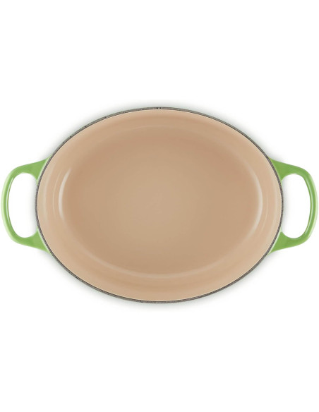 Le Creuset Signature ovaali emaloitu valurautainen pata 29cm Bambu