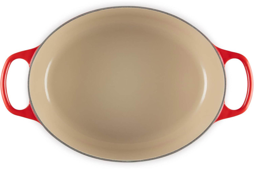 Le Creuset Signature emaljerad oval gjutjärnsgryta 33cm Cerise