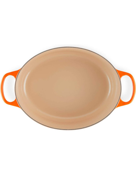 Le Creuset Signature emaljeret støbejernsgryde oval 33cm Volcanique