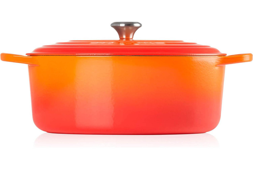 Le Creuset Signature emaljert støpejernsgryte oval 33 cm Volcanique