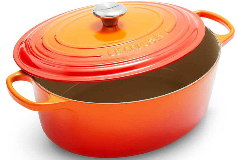 Le Creuset Signature emaljerad gjutjärnsgryta oval 33cm Volcanique