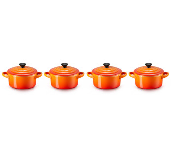 Conjunto de 4 mini-copos de cerâmica - Volcanic