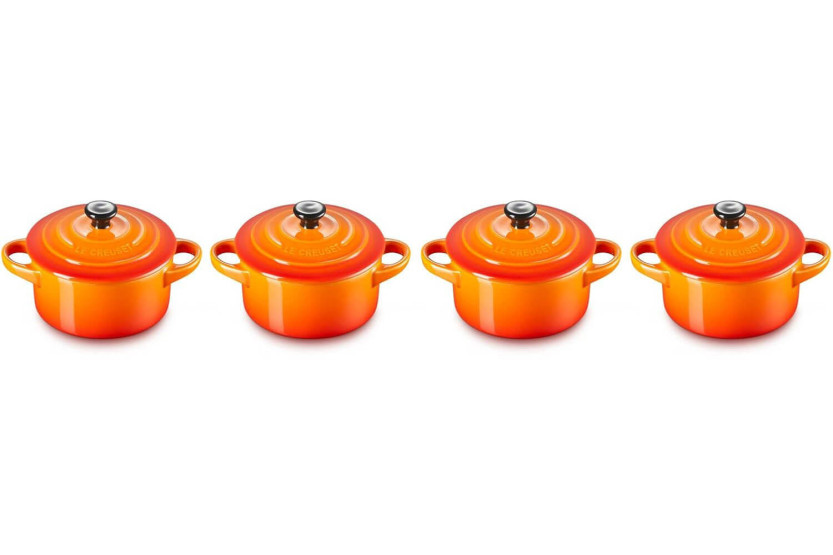 Set aus 4 Mini-Keramikschalen - Vulkanisch