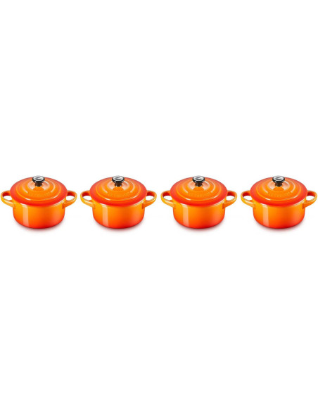 Set aus 4 Mini-Keramikschalen - Vulkanisch