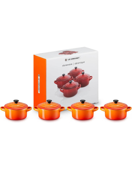 Set di 4 mini-tazze in ceramica - Vulcanico