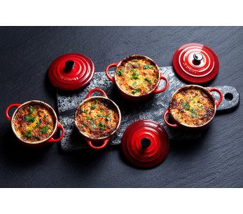 Minicacerola redonda de cerámica Le Creuset 10cm Cereza 2