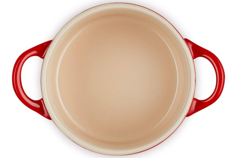 Le Creuset keramisk rund minigryte 10 cm kirsebær