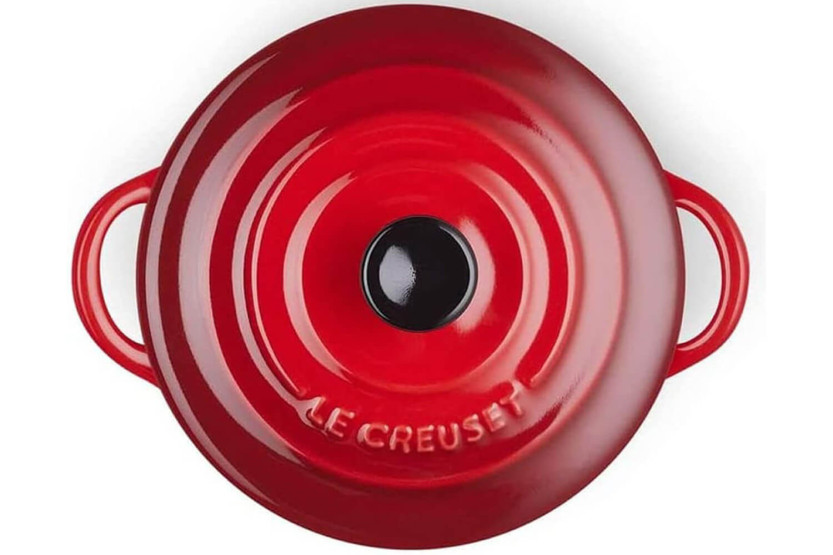 Le Creuset Keraaminen Mini pyöreä kattila 10cm kirsikkainen