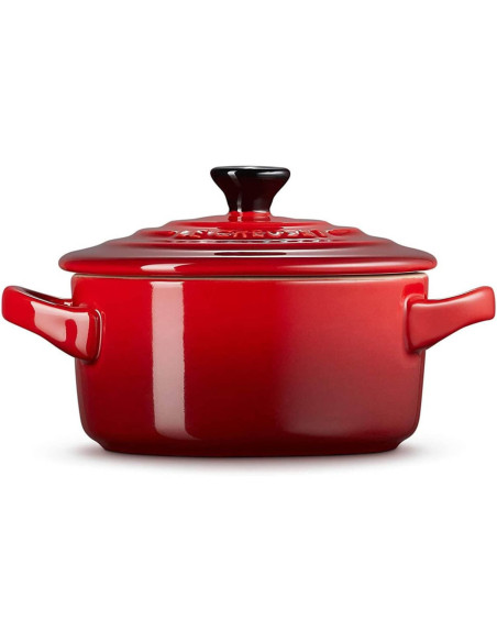 Le Creuset Keraaminen Mini pyöreä kattila 10cm kirsikkainen