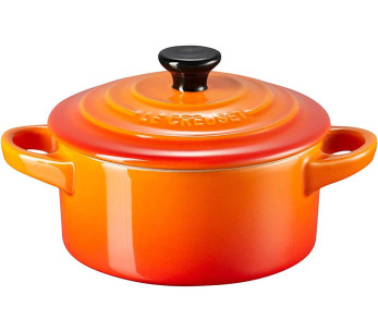 Mini runder Bräter aus Keramik Le Creuset 10cm Volcanique