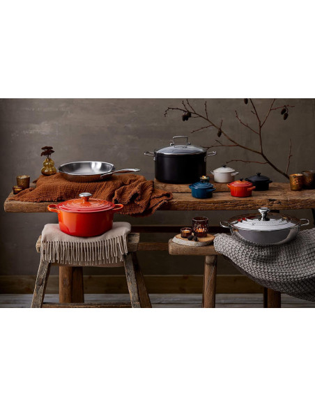 Le Creuset Mini Ronde Keramische Cocotte 10cm Vulkanisch