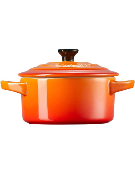 Le Creuset Mini pyöreä keraaminen Cocotte 10cm Volcanique (tulivuori)