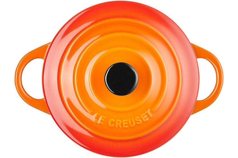 Le Creuset Mini Cocotte rotonda in ceramica 10cm Volcanique
