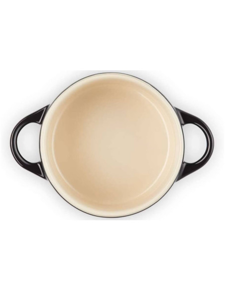 Le Creuset Mini Cocotte de Cerámica Redonda 10cm Onix Negro