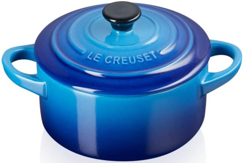 Le Creuset Mini Rund Keramisk Cocotte 10cm Azur