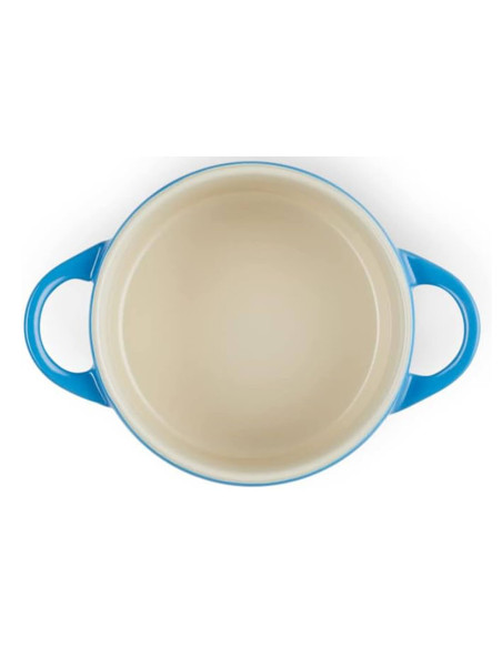 Le Creuset Mini Round Ceramic Cocotte 10 cm Azur