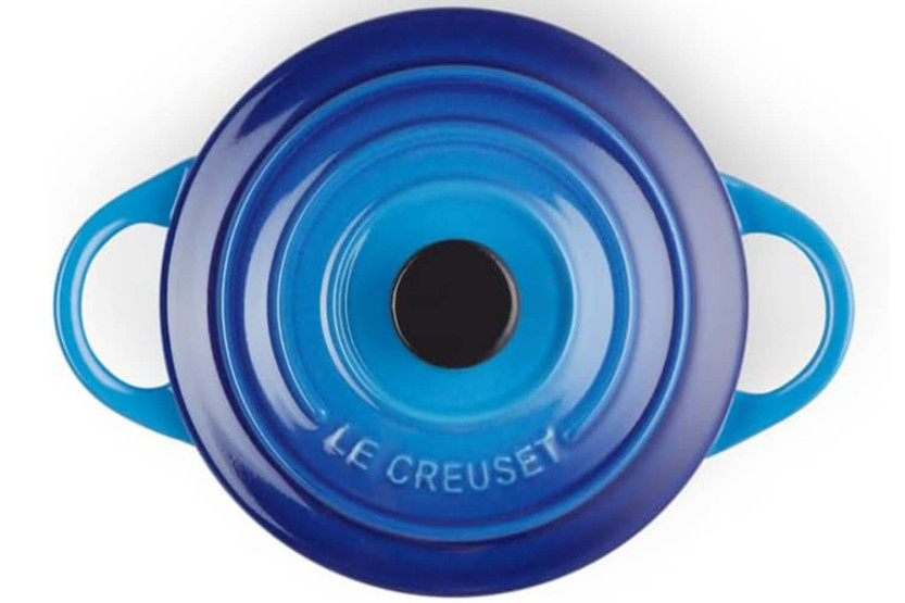 Le Creuset Mini Round Ceramic Cocotte 10 cm Azur