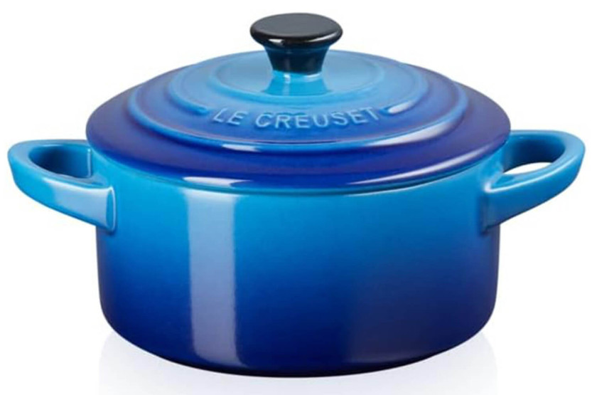 Le Creuset Mini Rund Keramisk Cocotte 10cm Azur