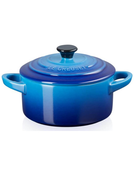 Le Creuset Mini Rund Keramisk Cocotte 10cm Azur