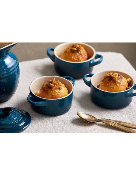 Le Creuset Mini Round Ceramic Cocotte 10cm Deep Teal