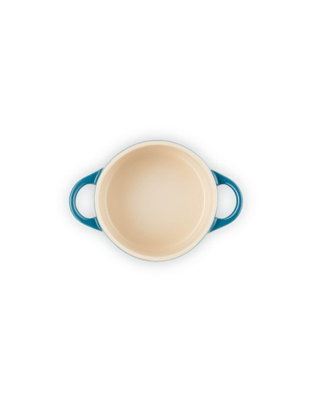 Le Creuset Mini Cocotte de Cerámica Redonda 10cm Deep Teal