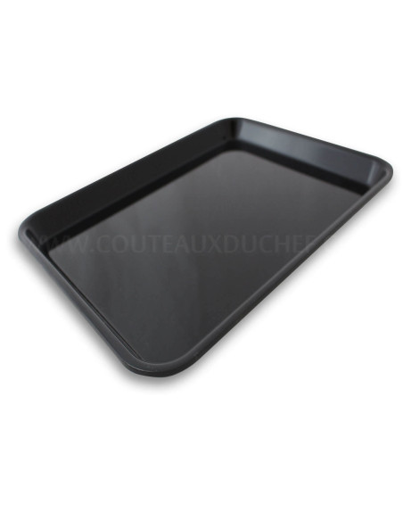 Professional presentation tray in black Altuglas® - 56.5x27cm