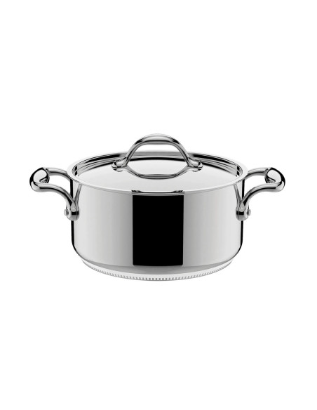 Lagostina Accademia Lagofusion® Cazuela de acero inoxidable 18/10 + tapa