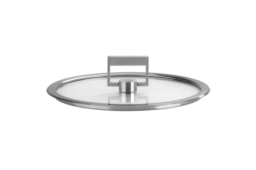 Cristel Strate Fixe tapa plana de cristal templado con pomo abatible