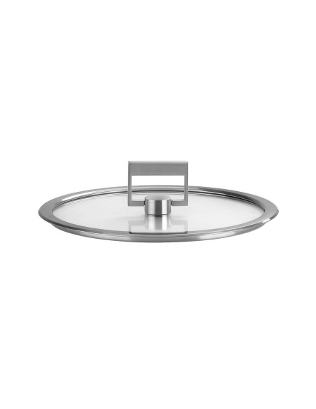 Cristel Strate Fixe tapa plana de cristal templado con pomo abatible