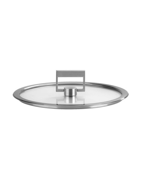 Cristel Strate Fixe tapa plana de cristal templado con pomo abatible